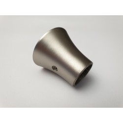 Matinio sidabro 19mm Prince midi antgalis