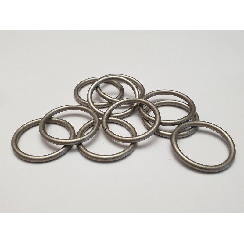 Matinio sidabro 19mm Žiedelis