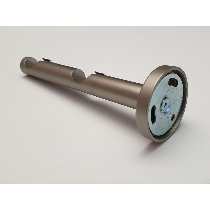 Matinio sidabro 19mm Dviguba apvali kojelė lazdai