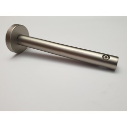 Matinio sidabro 19mm Vienguba apvali kojelė bėgeliui