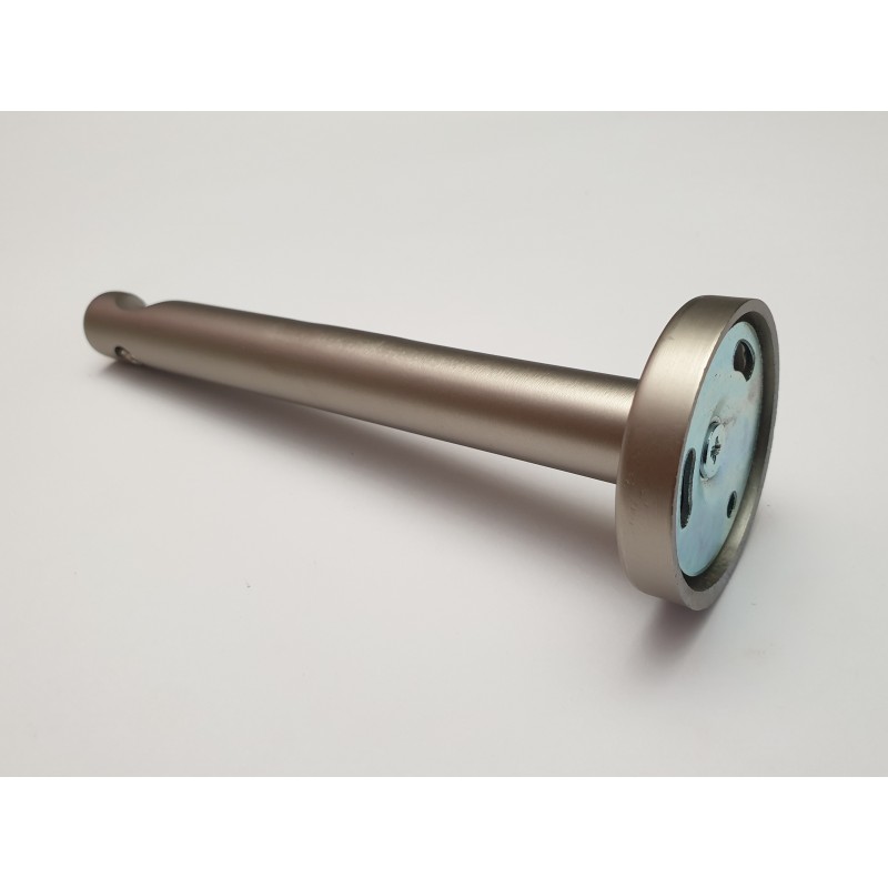 Matinio sidabro 19mm Vienguba apvali kojelė bėgeliui