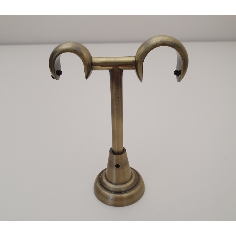 Antikinės bronzos 25mm Lubinės dvigubos kojelės