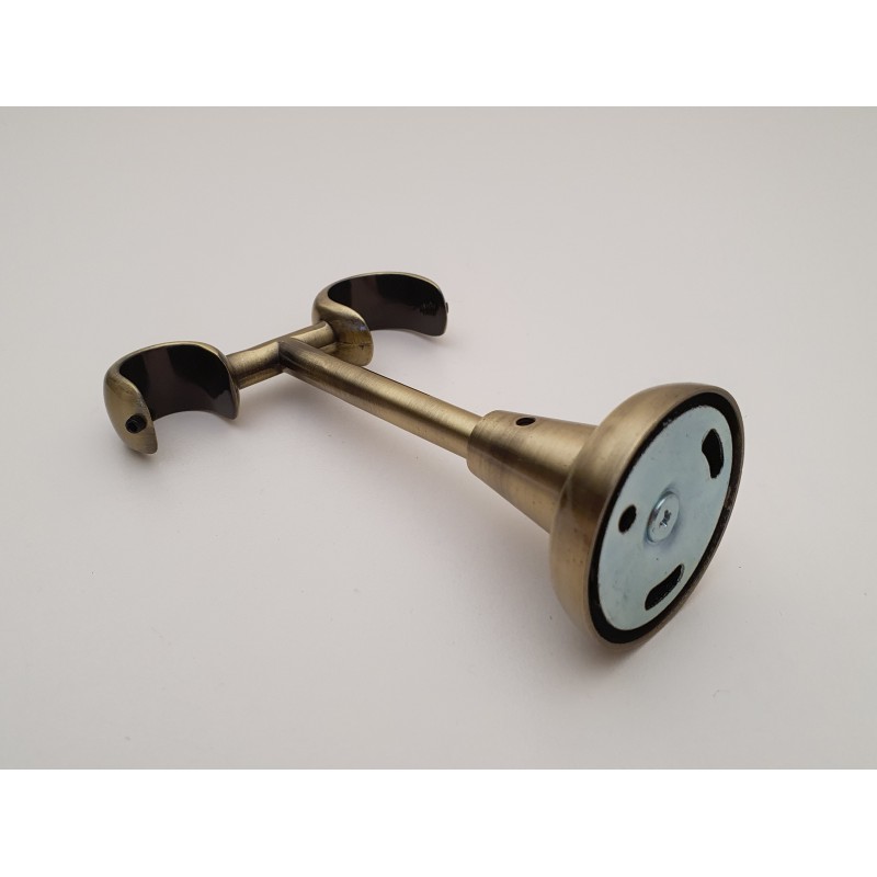 Antikinės bronzos 25mm Lubinės dvigubos kojelės