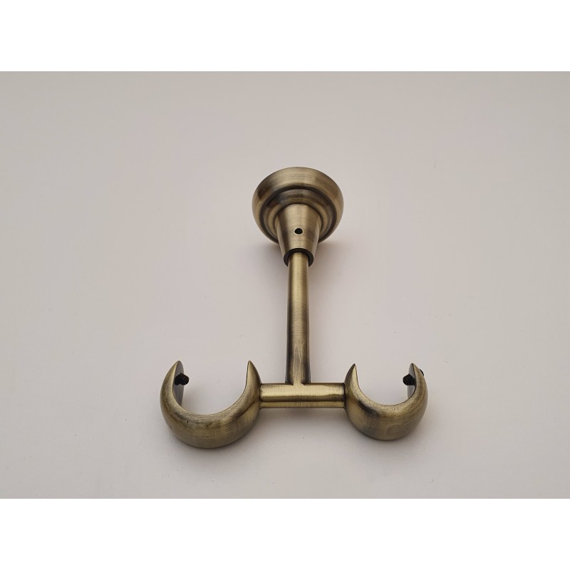 Antikinės bronzos 25mm Lubinės dvigubos kojelės