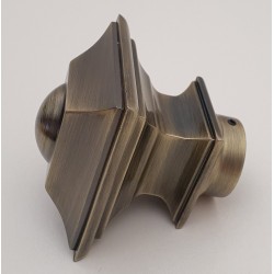 Antikinės bronzos 25mm Verdi max antgalis