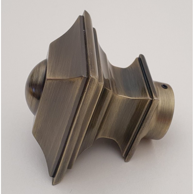 Antikinės bronzos 25mm Verdi max antgalis