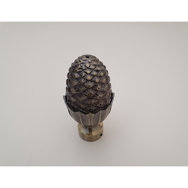 Antikinės bronzos 25mm Kedras antgalis