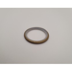 Antikinės bronzos 25mm Žiedelis su plastiku antgalis