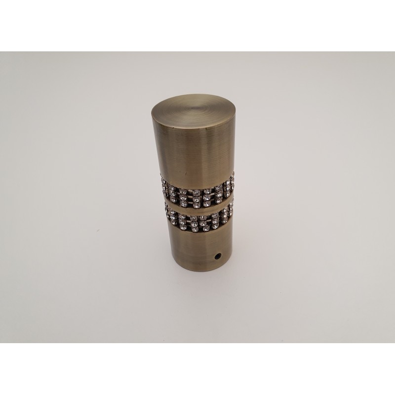 Antikinės bronzos 25mm Farida antgalis