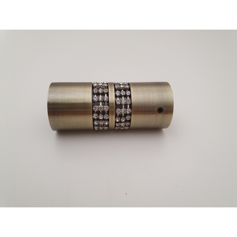 Antikinės bronzos 25mm Farida antgalis