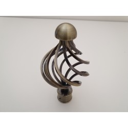 Antikinės bronzos 25mm Karūnėlės antgalis