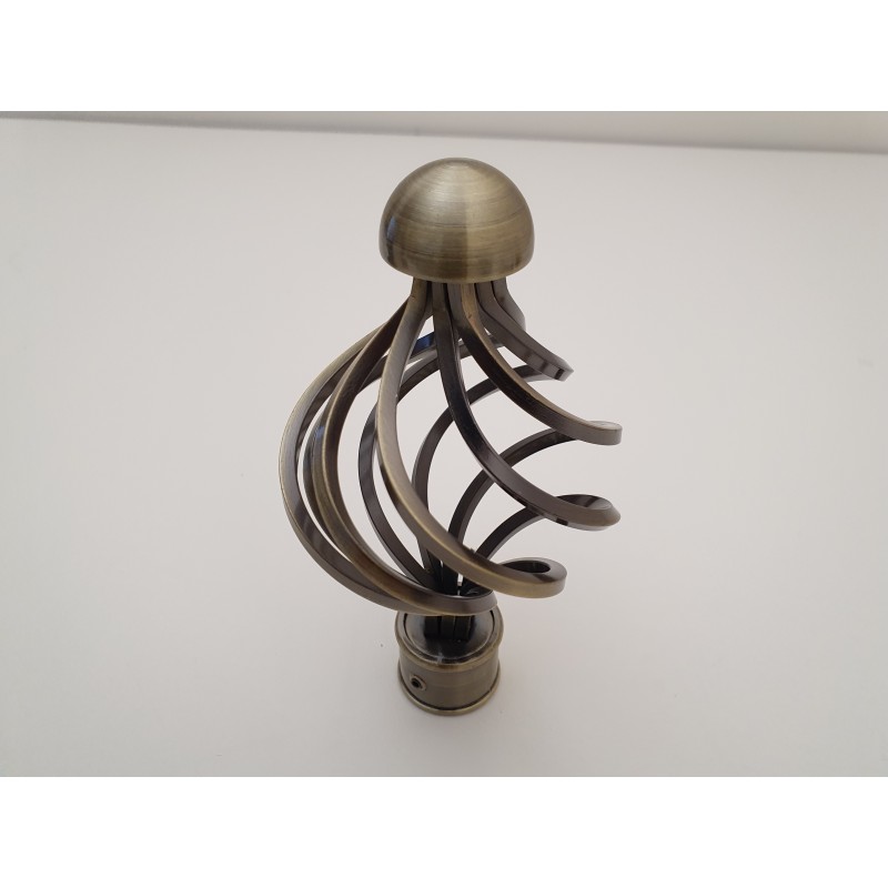 Antikinės bronzos 25mm Karūnėlės antgalis