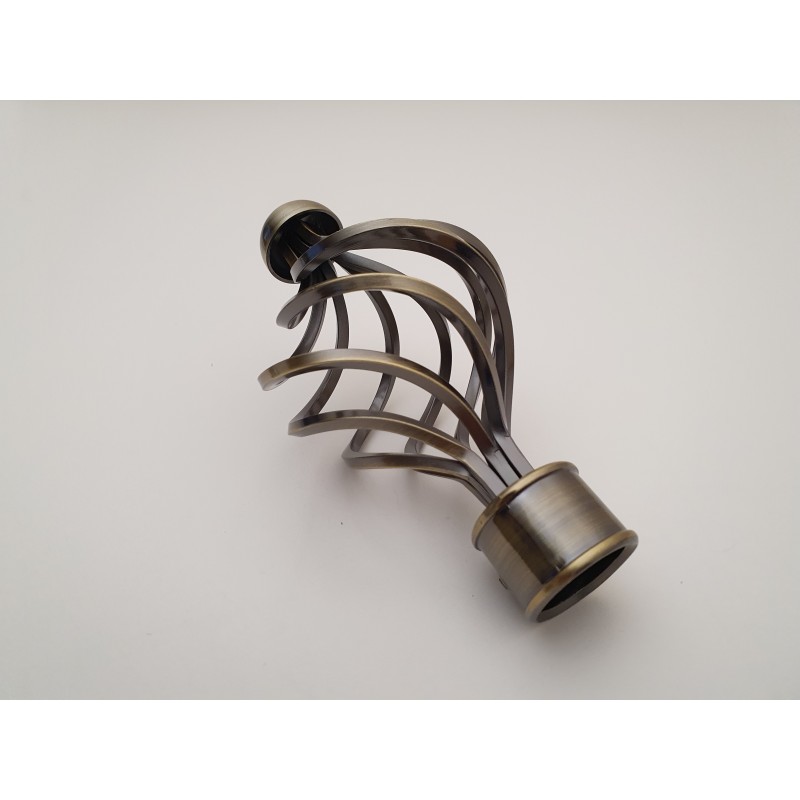 Antikinės bronzos 25mm Karūnėlės antgalis