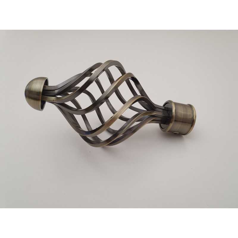 Antikinės bronzos 25mm Karūnėlės antgalis