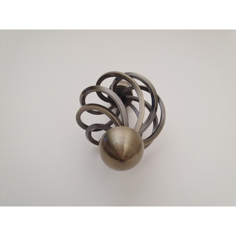 Antikinės bronzos 25mm Karūnėlės antgalis