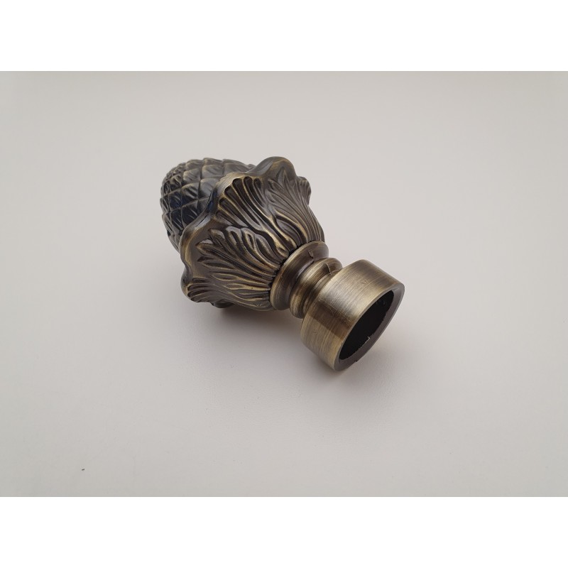 Antikinės bronzos 25mm Kankorėžis antgalis