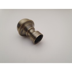 Antikinės bronzos 25mm Boston antgalis