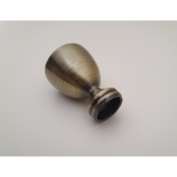 Antikinės bronzos 25mm Palacio antgalis