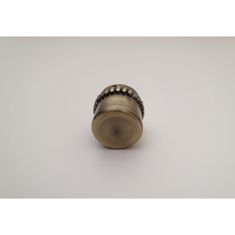 Antikinės bronzos 25mm Almero antgalis