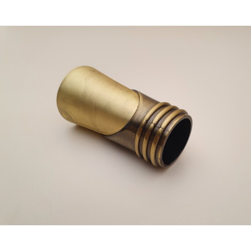 Antikinės bronzos 25mm Lara antgalis