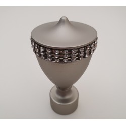 Matinio sidabro 25mm Vienna antgalis