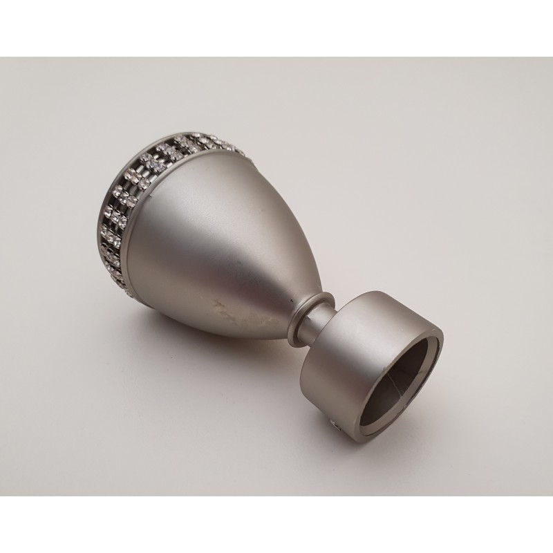 Matinio sidabro 25mm Vienna antgalis