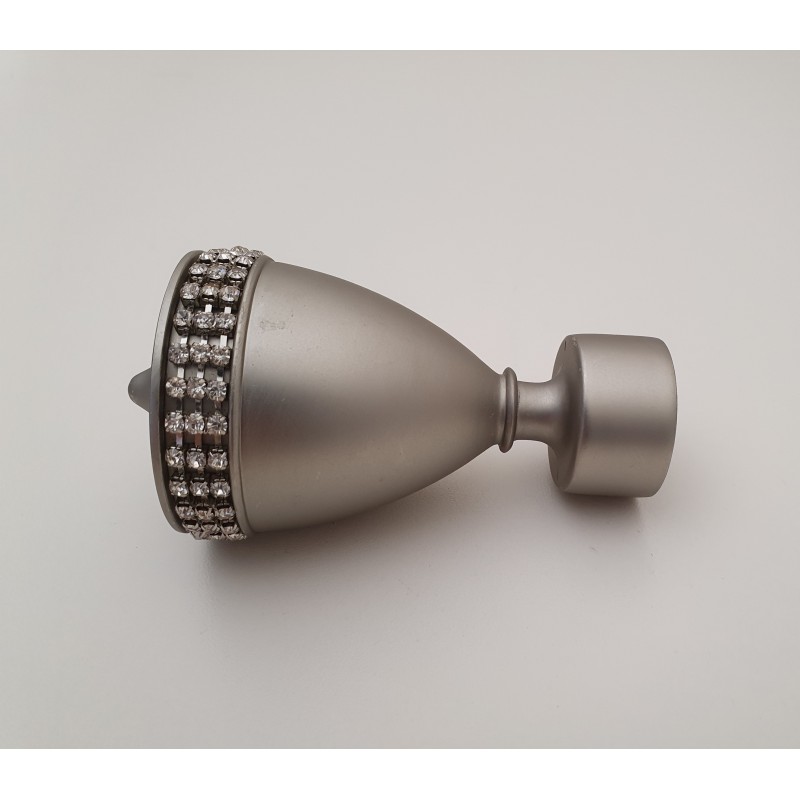 Matinio sidabro 25mm Vienna antgalis