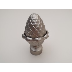 Matinio sidabro 25mm Kankorėžis antgalis