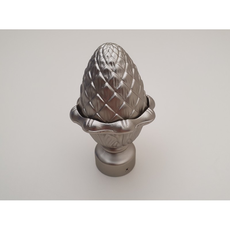 Matinio sidabro 25mm Kankorėžis antgalis