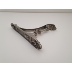 Matinio sidabro 25mm/19mm Dvigubas laikiklis