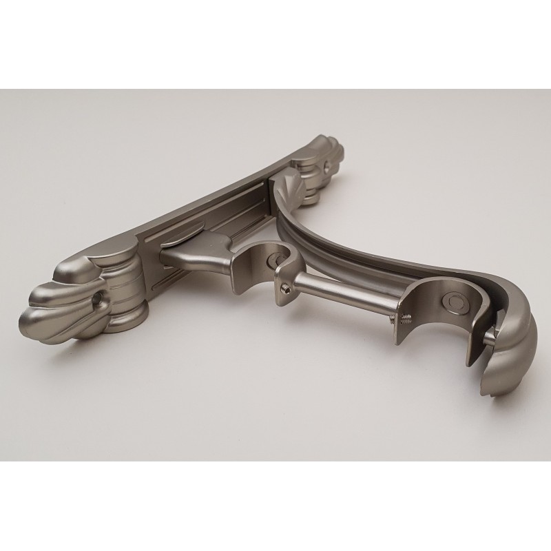 Matinio sidabro 25mm/19mm Dvigubas laikiklis