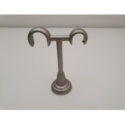 Matinio sidabro 25mm Lubinės dvigubos kojelės