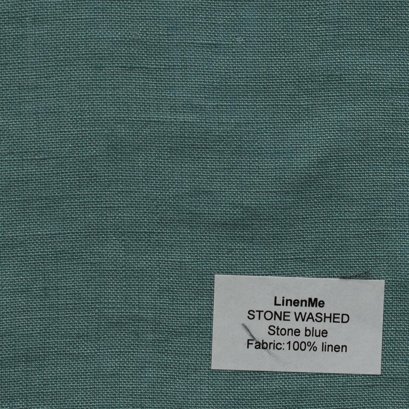 Lininės užuolaidos, mėlyno atspalvio 