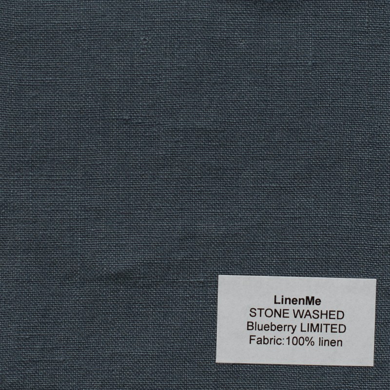 Lininės užuolaidos, mėlyno atspalvio 