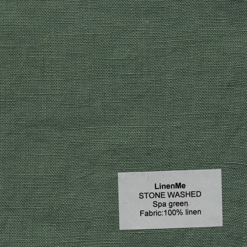Lininės užuolaidos, žalio atspalvio 