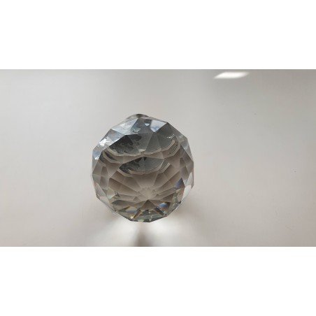 Blizgaus chromo 25mm crystal oval antgalis