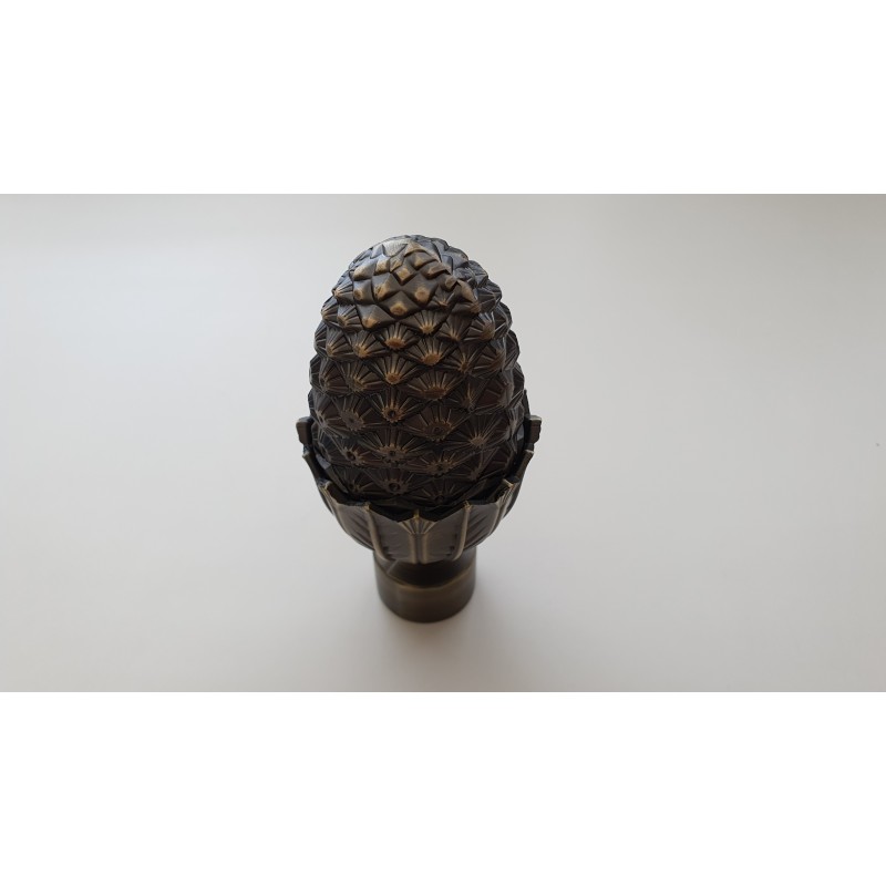 Antikinės Bronzos 25mm Kedras antgalis