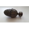 Antikinės Bronzos 25mm Kedras antgalis Antikinės Bronzos 25mm Kedras antgalis