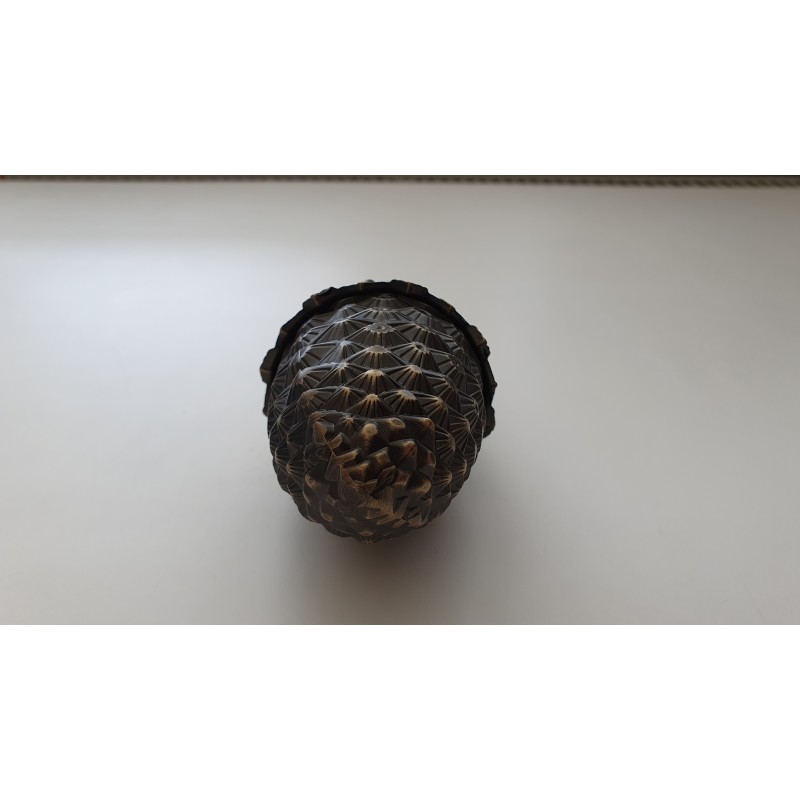 Antikinės Bronzos 25mm Kedras antgalis