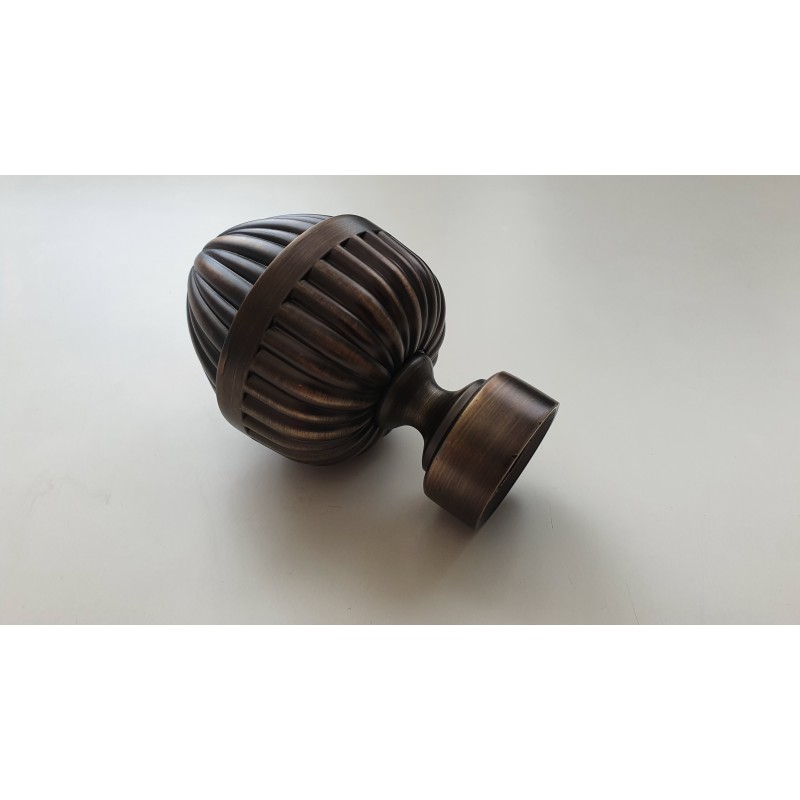 Antikinės Bronzos 25mm Odeon antgalis