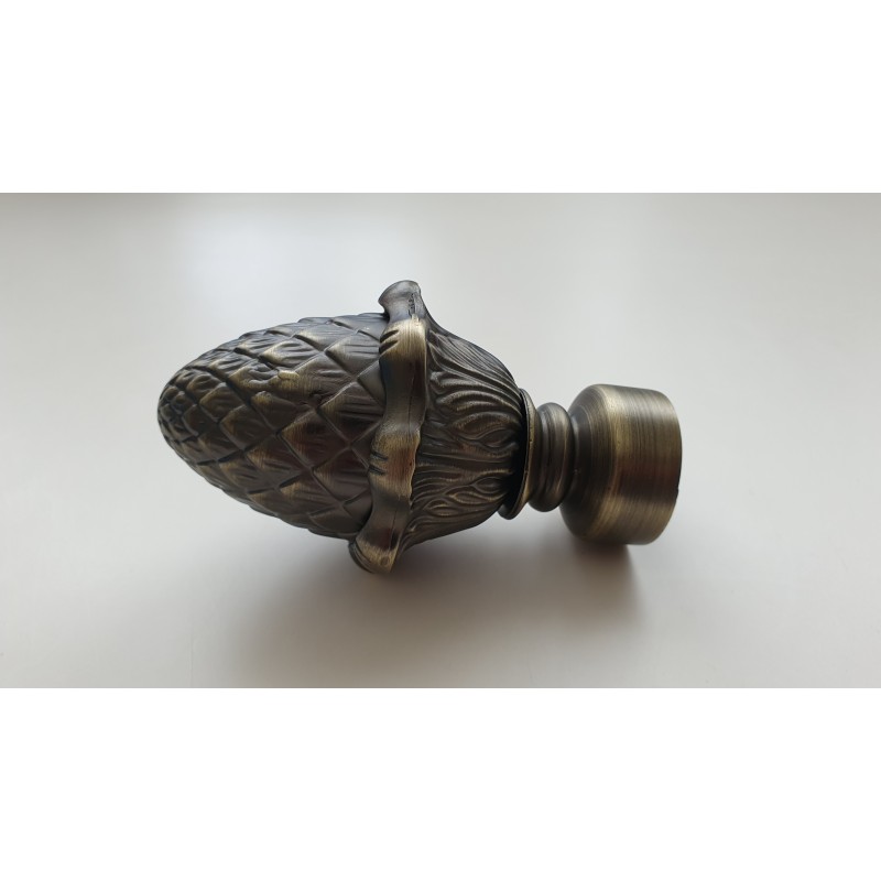 Antikinės Bronzos 25mm Kankorėžis antgalis