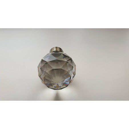Antikinės Bronzos 25mm Cristal oval antgalis