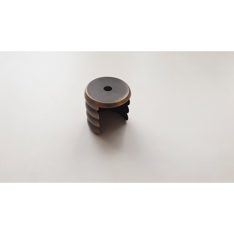 Antikinės Bronzos 25mm Nišinis laikiklis antgalis