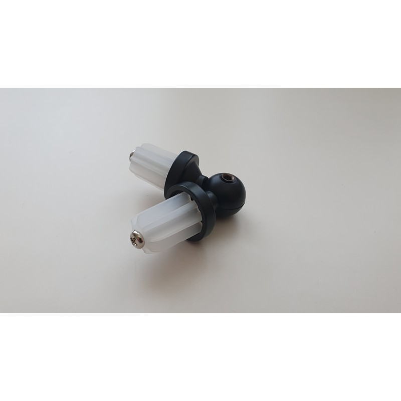 Juodi 19mm Kampas antgalis