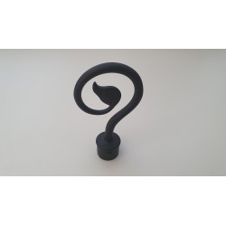 Juodi 19mm Zeus su lapeliu antgalis