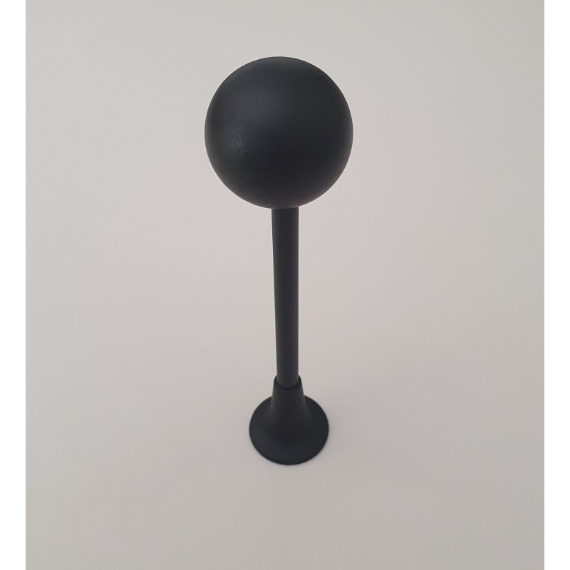 Juodi 25mm Laikiklis oval antgalis