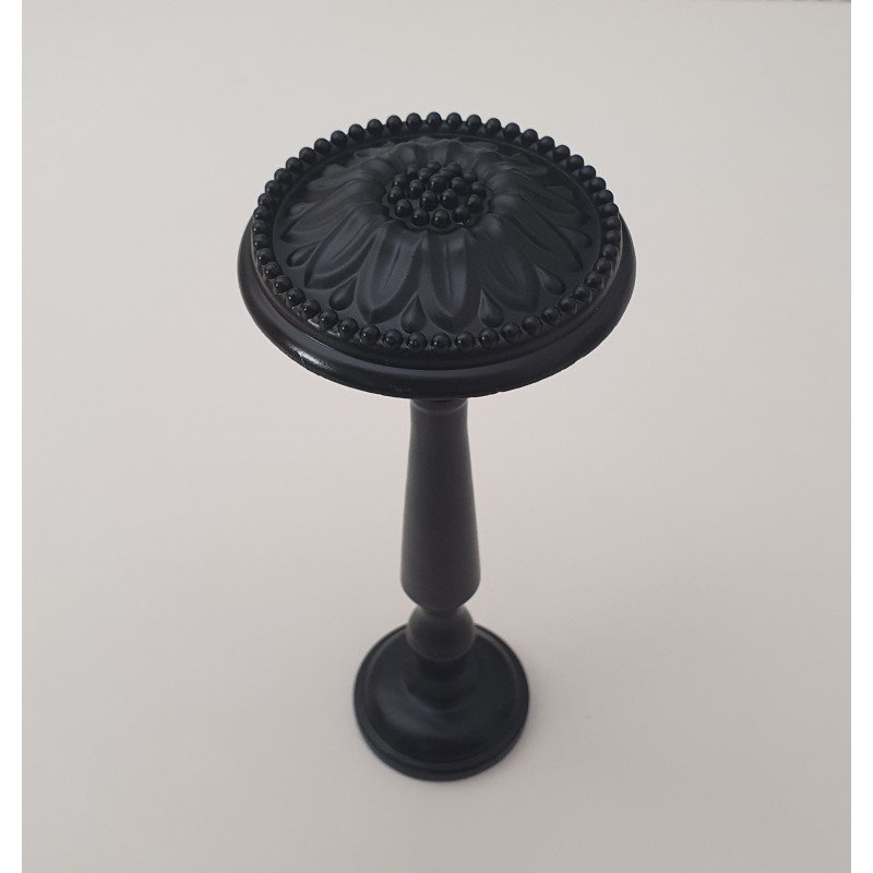 Juodi 25mm Laikiklis Rozeta antgalis