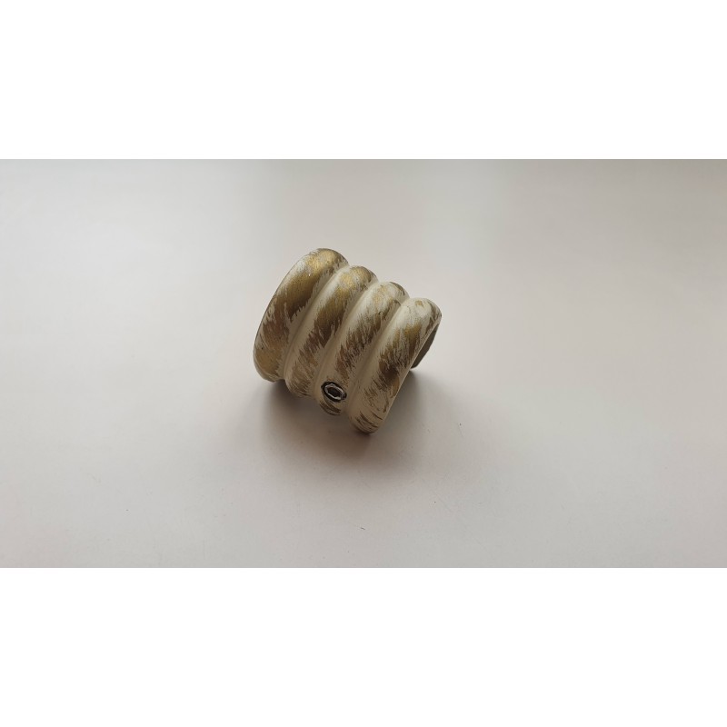 Balto aukso 19mm Nišinis laikiklis antagalis