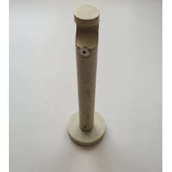 Balto aukso 19mm Apvali vienguba kojelė