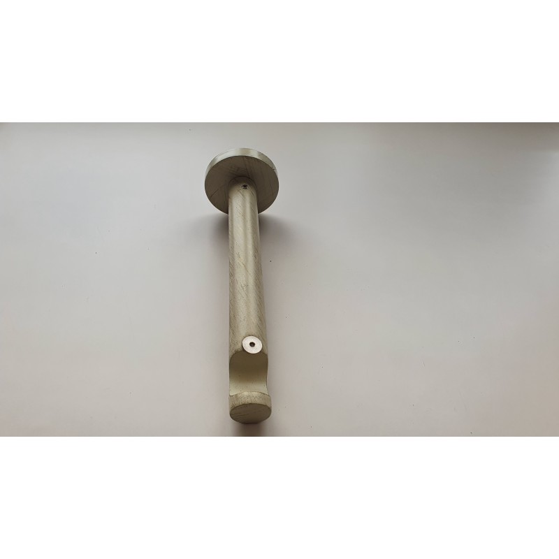 Balto aukso 19mm Apvali vienguba kojelė